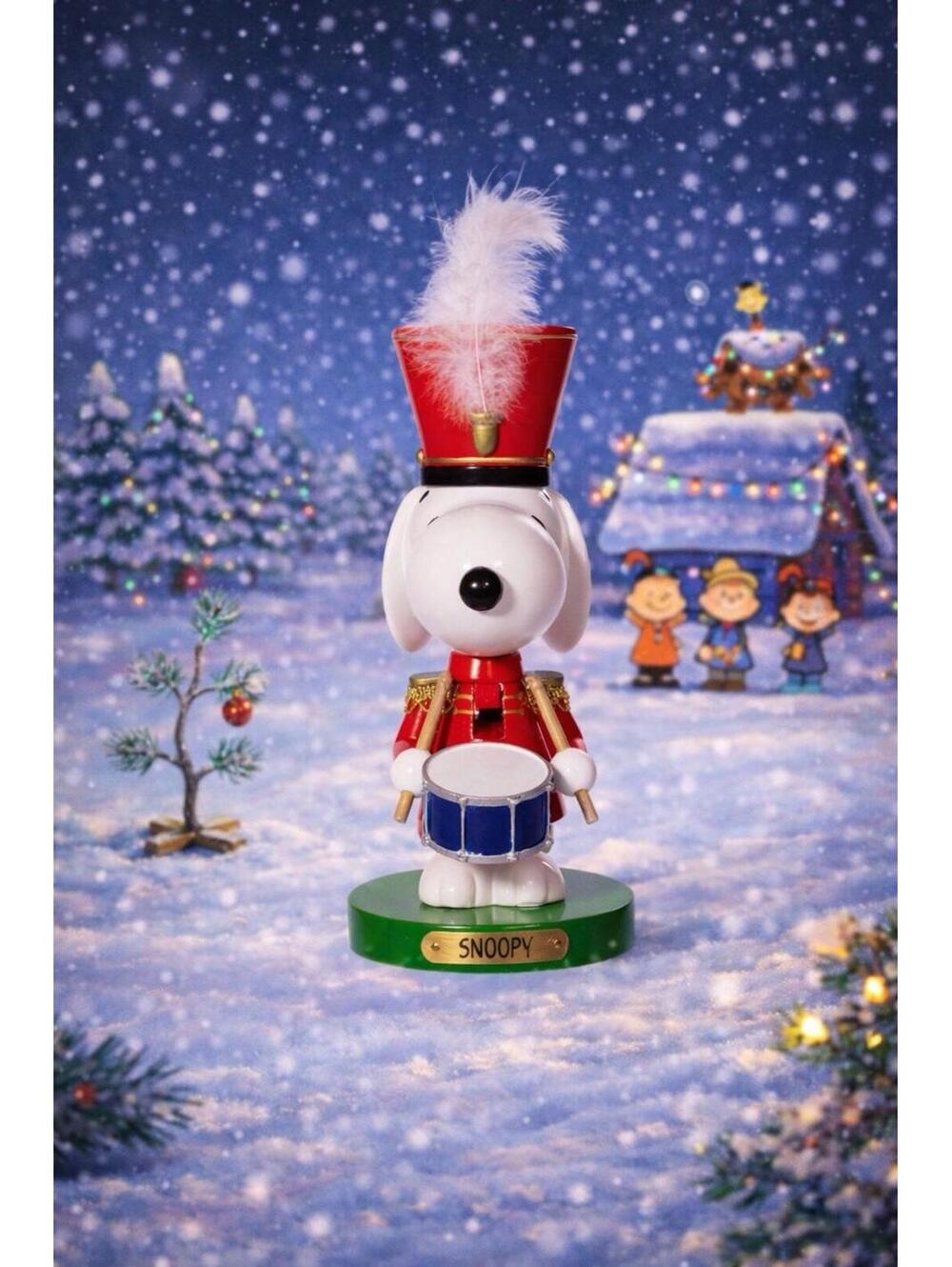 Peanuts Snoopy the Drummer Christmas Nutcracker  8.5”